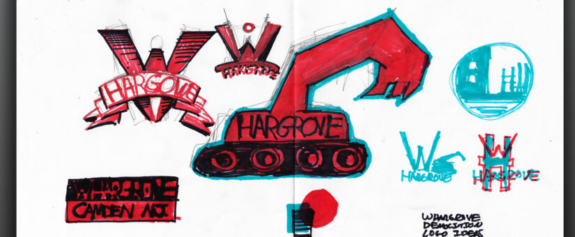 W.HARGROVE DEMOLITION – Logo Sketches