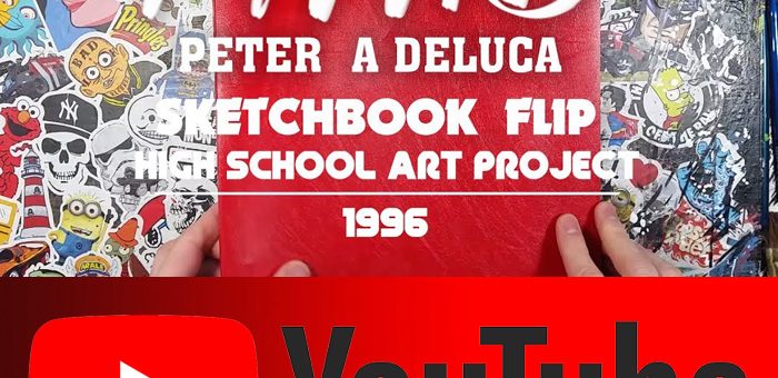Sketchbook Flip Through – High School Art Project – Peter A DeLuca AKAPAD