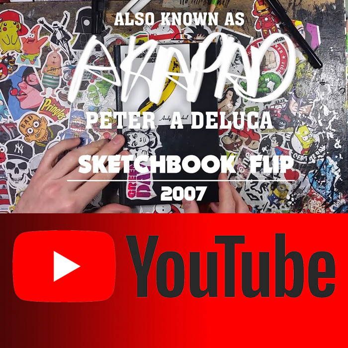 2007 Sketch Book Flip Through - Peter A DeLuca AKAPAD