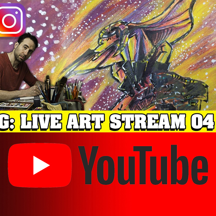 This turned out unexpectedly - Live Art Stream 04 - Cartoon Character