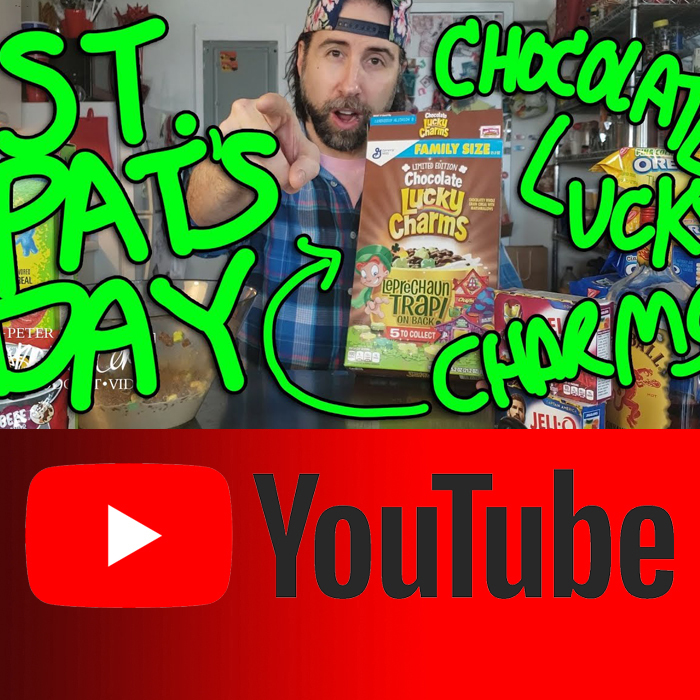 LUCKY CHARMS CHOCOLATE CEREAL - HAPPY ST. PATTY'S DAY