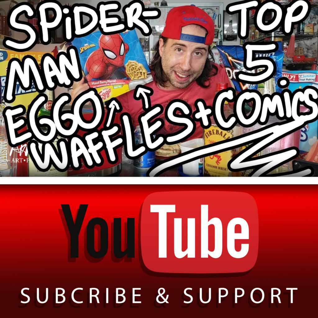 EGGO SPIDER-MAN MIXED BERRY WAFFLES TOP 5 FAVORITE COMICS