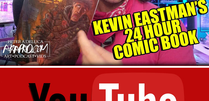 #176 -Kevin Eastman’s 24 hour comic book No Guys or Glory – WARNING MATURE