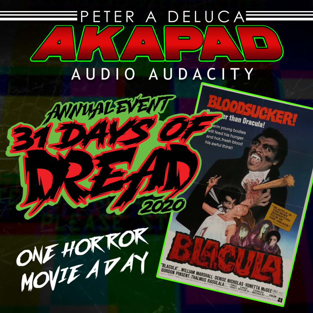 Blacula : Day 20 of the 31 Days of Dread