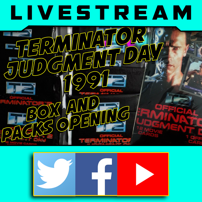 TERMINATOR 2 JUDGEMENT DAY - TRADING CARD BOX UNBOxXxING