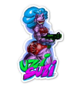 UZI SUZI - Die-Cut Sticker