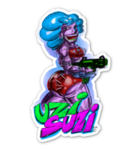 UZI SUZI – Die-Cut Sticker