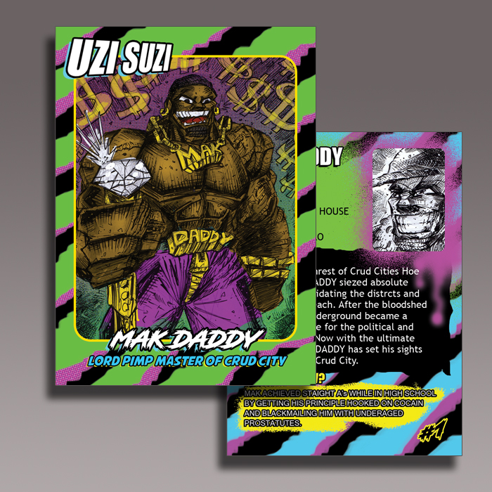 UZI SUZI - Mac Daddy Trading Card