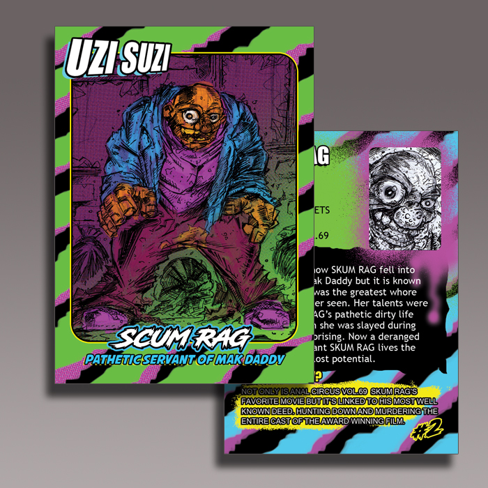 UZI SUZI - Scum Rag Trading Card