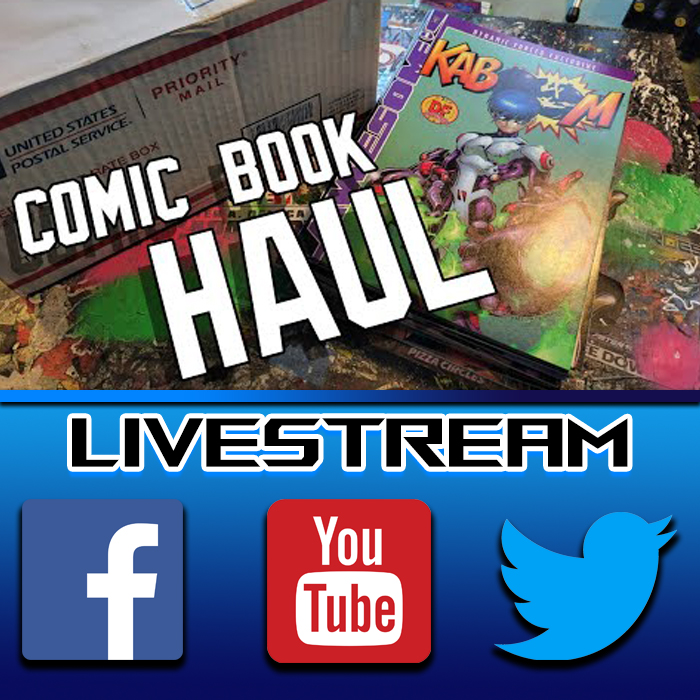 Comic Book Haul and Unboxing - Testing sound and video for new set-up