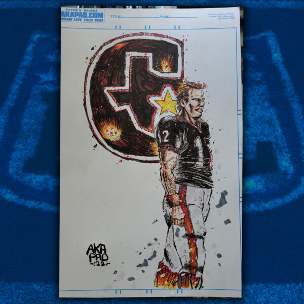 JIM KELLY of the Houston Gamblers