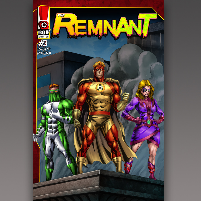 The Remnant #3 Cover Design - from Grok Comics