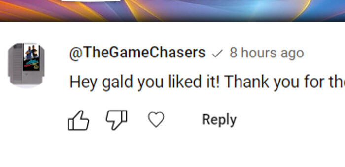 THE GAME CHASERS RESPONDS