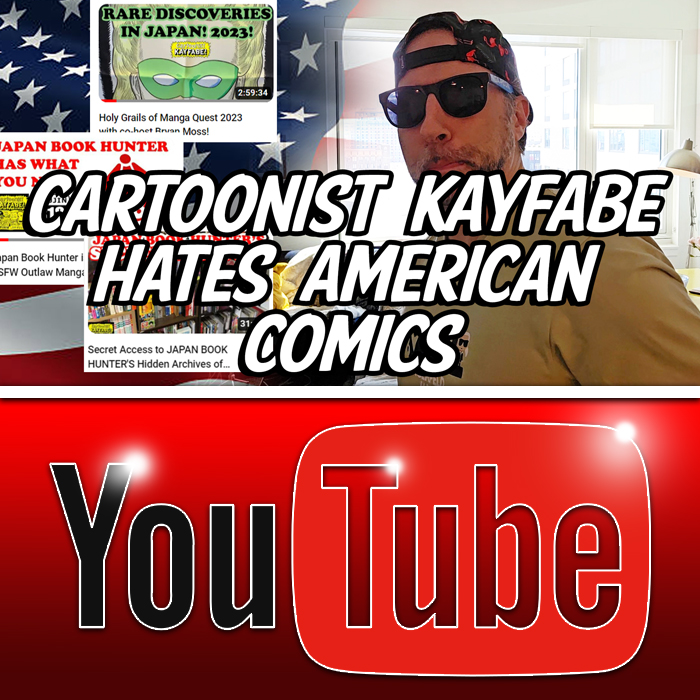 ED PISKOR TRAVELS TO JAPEN REJECTS AMERICAN COMICS SHOPS - CARTOONIST KAYFABE's TRUE HYPOCRISY
