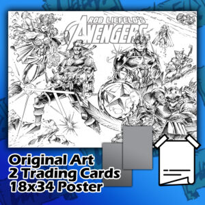 Rob Liefeld's The Avengers - Original Art Package