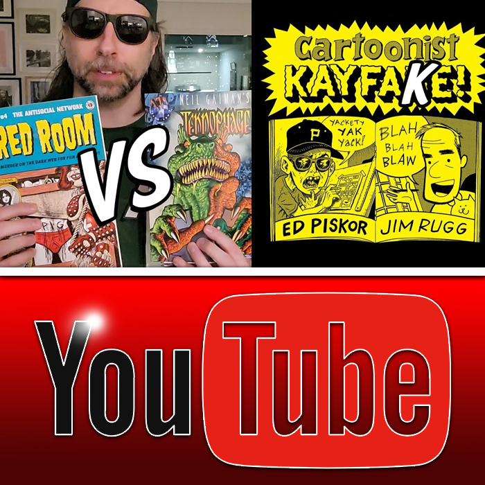 CARTOONIST KAYFABE VS TEKNO COMIX - CARTOONIST KAYFAKE puts Red Room against Technophage