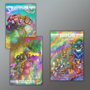 Art of AKAPAD HOLO FOIL Sticker Set