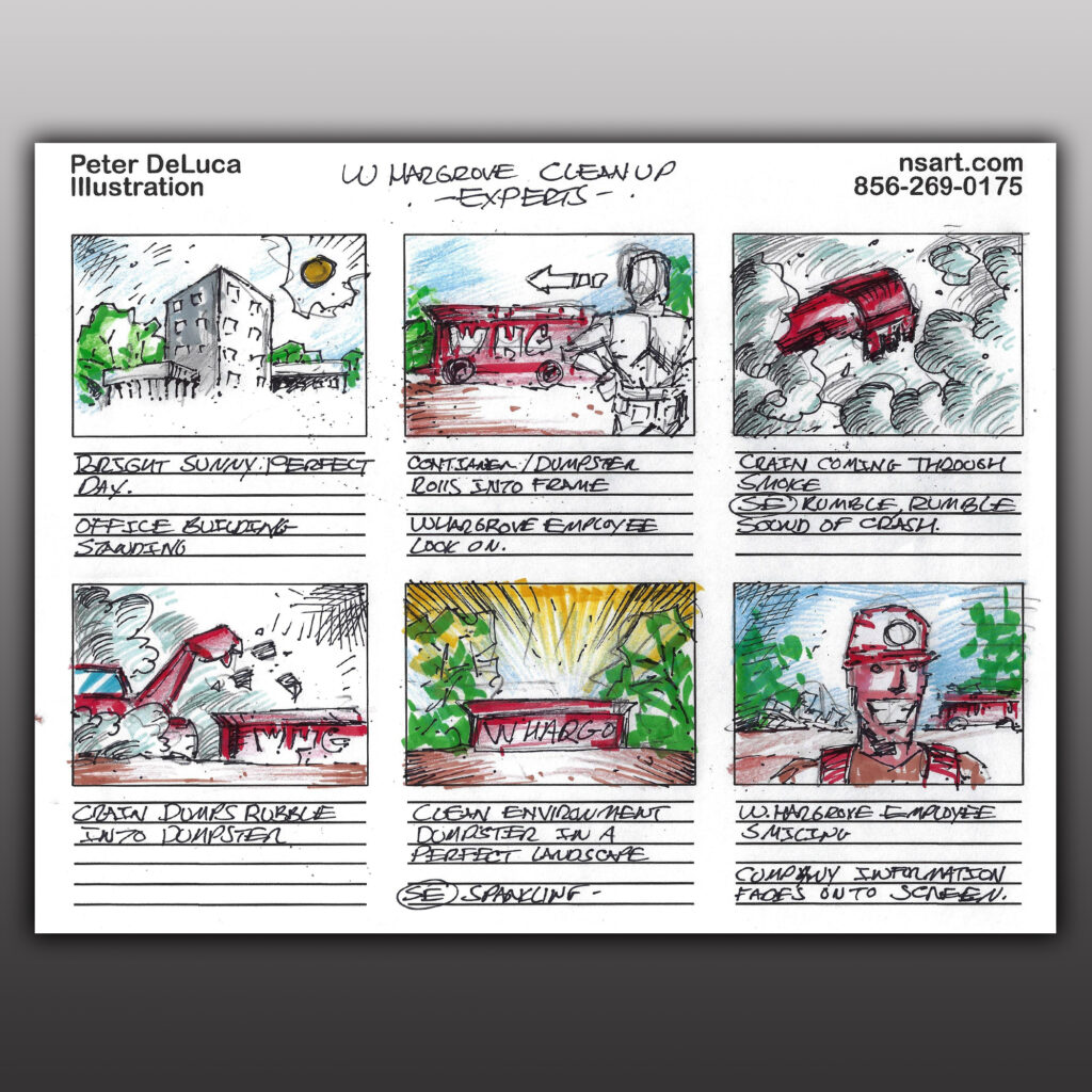 W. Hargeove - Website Intro Storyboards