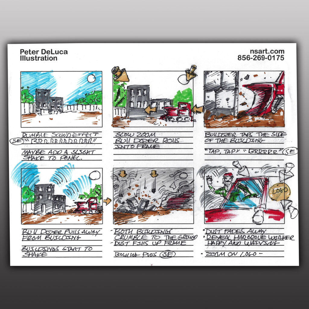 W. HARGEOVE – WEBSITE INTRO STORYBOARDS #2
